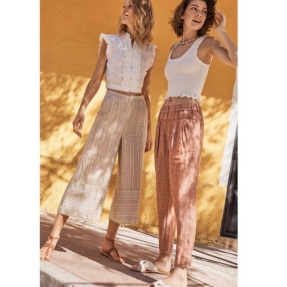 Anthropologie Longshore highrise jogger pants medium - Picture 1 of 4